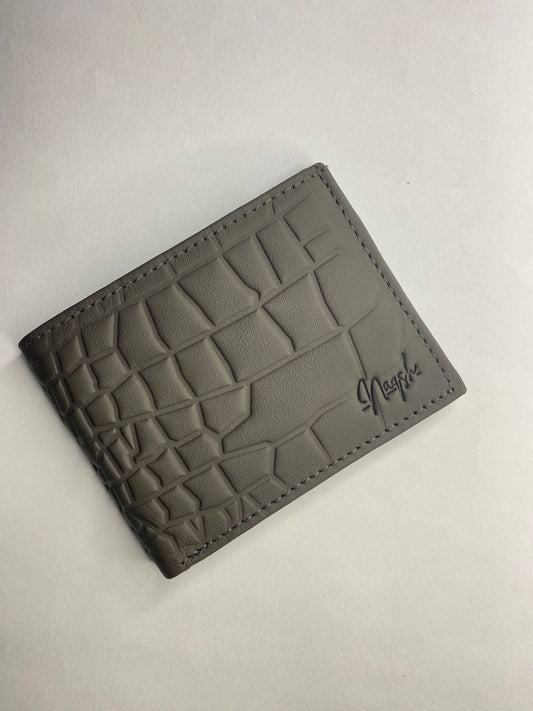 Naqsh's Croc-Textured Dollar Wallet # 1011